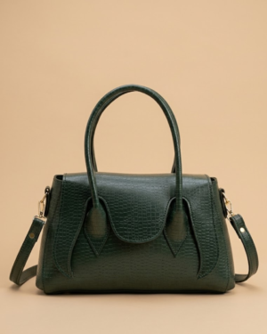 Flap Satchel Bag – Olive Green